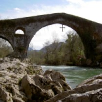 Puente romano en Cangas de Onis.