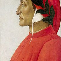 retrato de Dante